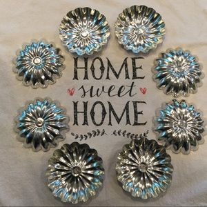 Vintage Metal Tart Molds